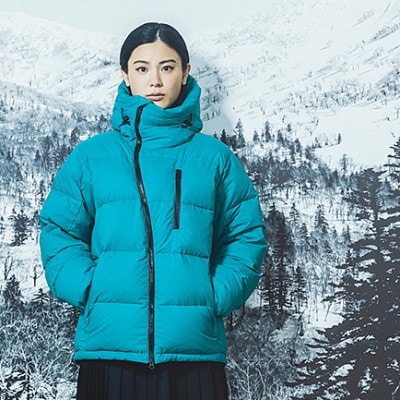 北海道ダウン:RETAR NUY/レタールヌイ ダウンパーカー25 男女兼用 ノースブルー/S