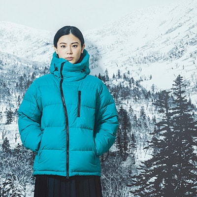 北海道ダウン:RETAR NUY/レタールヌイ ダウンパーカー25 男女兼用 ノースブルー/M