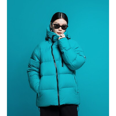 北海道ダウン:RETAR NUY/SOY ダウンパーカー26 男女兼用 ノースブルー/M