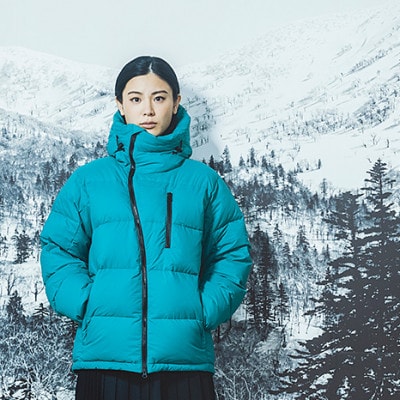 北海道ダウン:RETAR NUY/レタールヌイ ダウンパーカー25 男女兼用 ノースブルー/L