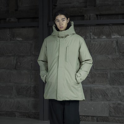 北海道ダウン:RETAR NUY NITAY ダウンコート25 男女兼用 ピスタチオ/2XL