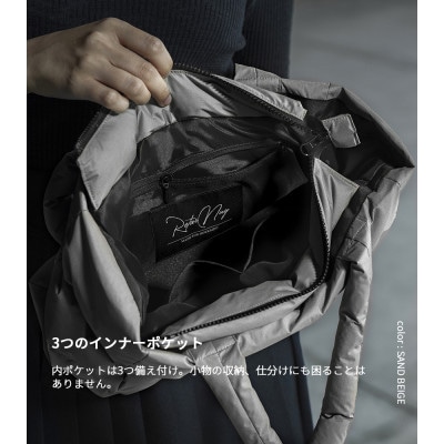 北海道ダウン:RETAR NUY/RURA 25 トートバッグ 男女兼用 ライムグリーン