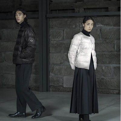 北海道ダウン:RETAR NUY/CISE ダウンカーディガン 25 女性専用 ホワイト/Sサイズ