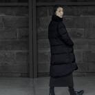 北海道ダウン:RETAR NUY/MAW ロングダウンコート25 女性サイズ ブラック/Sサイズ