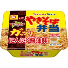 期間限定!【東洋水産北海道工場】マルちゃん「やきそば弁当 ガッツリにんにく醤油味」12食入り1ケース