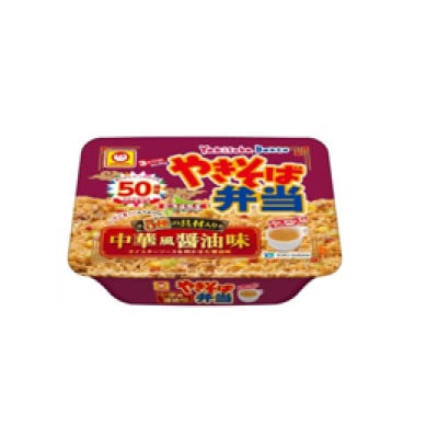 【東洋水産北海道工場】マルちゃん「やきそば弁当 5種の具材入り中華風醤油味」 12食入り1ケース