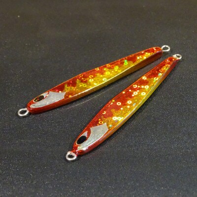 ハンドメイドジグ赤金20g・赤金30g　2点セット