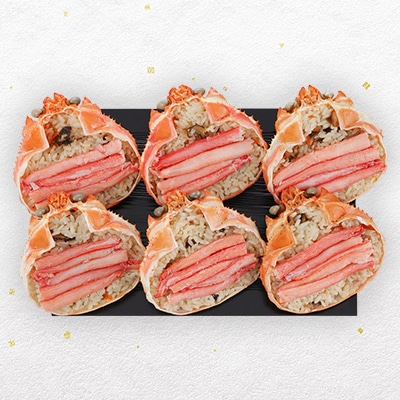 【佐藤水産】レンジで簡単　蟹おこわ　6人前　計720g   海鮮おこわ 簡単調理のお惣菜