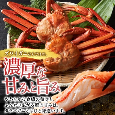 ズワイガニ足 ボイル済み 約1kg 北海道 小樽市