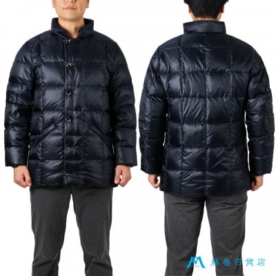 【藤巻百貨店】HOKKAIDODOWN×CENTENA北海道ダウンジャケット(ネイビー)XLサイズ
