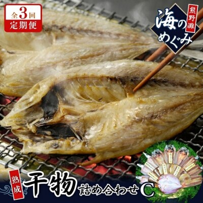 海の恵み　干物詰め合わせC(3回発送)