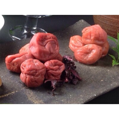 熊野乃梅　2種詰合せ1　昔ながら(塩分25%)・うす塩(塩分9%)としそふりかけ