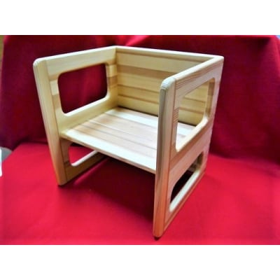 【熊野杉の子供用イス☆テーブルとしても使えます!】木のふるさとで生まれたぬくもりの逸品