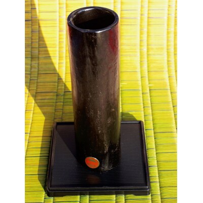 シックモダン 那智黒石の花瓶 モダンな黒が花を引き立てる花瓶 徳村屋 お礼品詳細 ふるさと納税なら さとふる