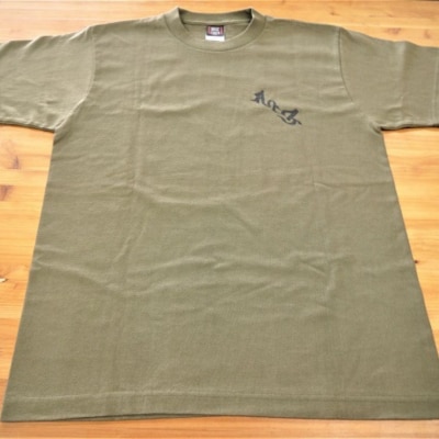 熊野古道Tシャツ【KODOTシャツ・オリーブ・XLサイズ】綿100%