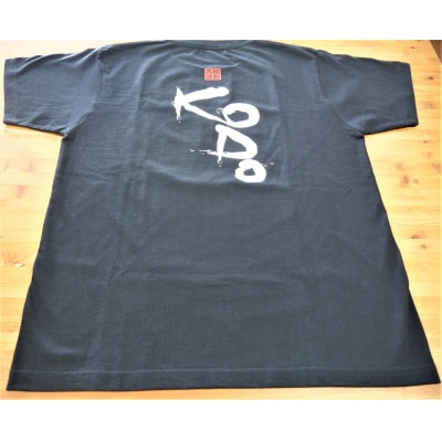熊野古道Tシャツ【KODOTシャツ・黒・XLサイズ】　綿100%