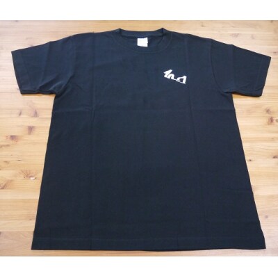 世界遺産熊野古道【鬼文字Tシャツ・黒・Lサイズ】綿100%