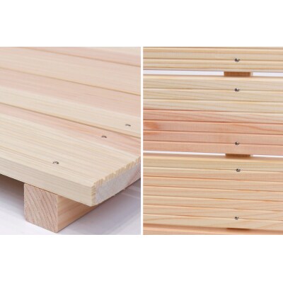 すのこ 85cm x 44.5cm 溝彫り 滑り止め 6枚打ち 紀州産 総ひのき製 職人手作り