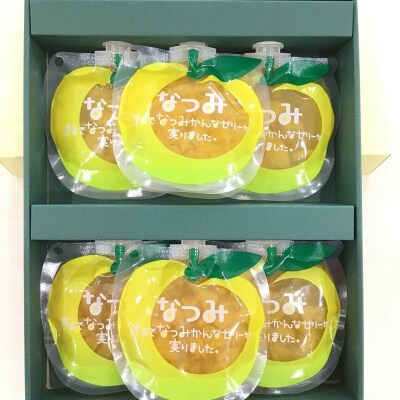 【さわやか甘夏みかんゼリー「なつみ」6個入り×2箱】化粧箱入り