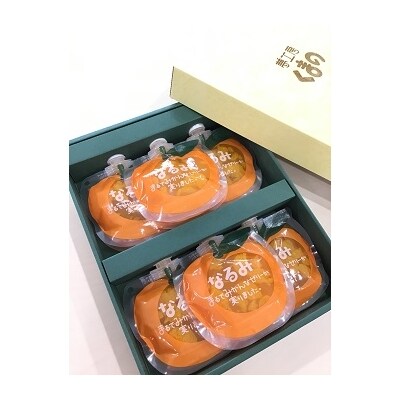X　【果肉入り贅沢みかんゼリー「なるみ」6個入り×2箱】化粧箱入り