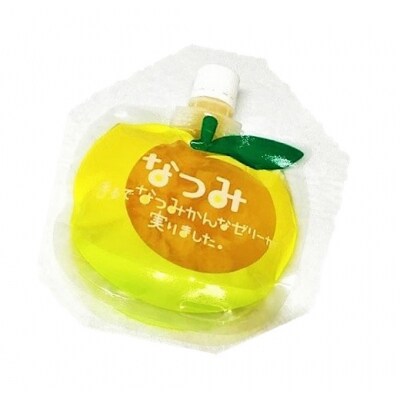 【さわやか甘夏みかんゼリー「なつみ」10個】ご家庭用