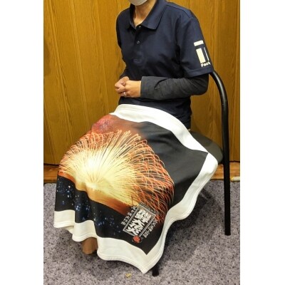 熊野大花火 フリースブランケット　三尺玉