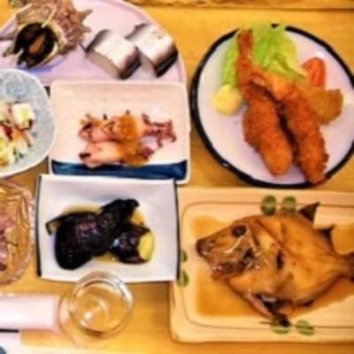 新鮮!魚料理が自慢のお宿「民宿はまけん」ペア宿泊券(一泊2食付き)