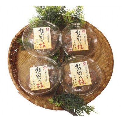 熊野乃梅「はちみつ味」小分け4パックセット