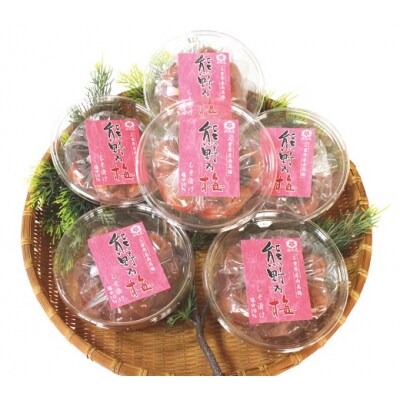 熊野乃梅「しそ漬け」小分け6パックセット