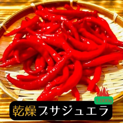 【テレビで紹介されました】【熊野唐辛子】プサジュエラ(乾燥) 1000g