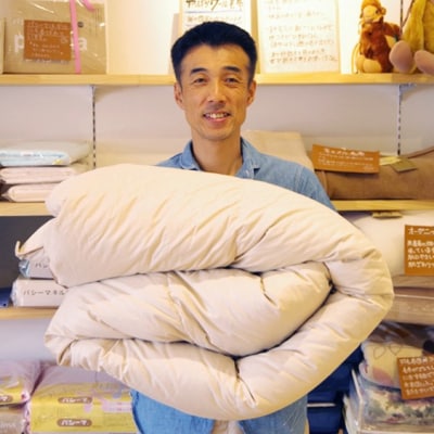 ベビー用　おむつ替え布団(カバー付き)　木綿わた