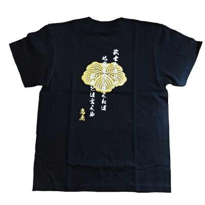 藤堂高虎Tシャツ 黒(Lサイズ)