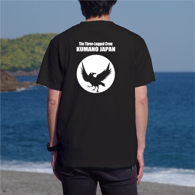 導きのカラスTシャツ　ブラック(Sサイズ)