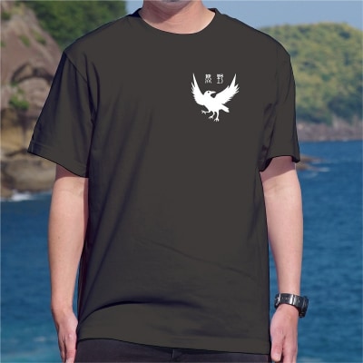 導きのカラスTシャツ　ブラック(Mサイズ)