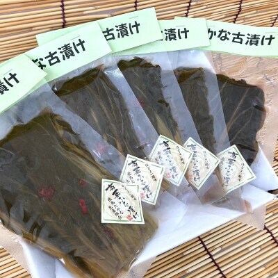 熊野特産　たかな漬け 古漬け100g×5袋 【化粧箱入り】