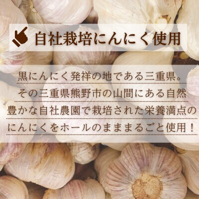 熊野薬草園の黒ニンニク3袋セット(100g×3袋)