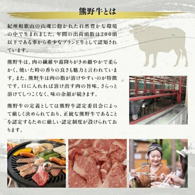 熊野牛ロースすき焼き 500g　下岡精肉店 熊野牛 ロース