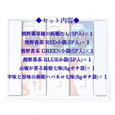 熊野薬草園小袋詰め合わせセット