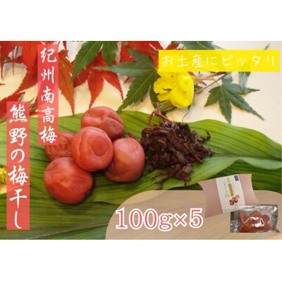 お土産にピッタリ♪梅干し100g×5p