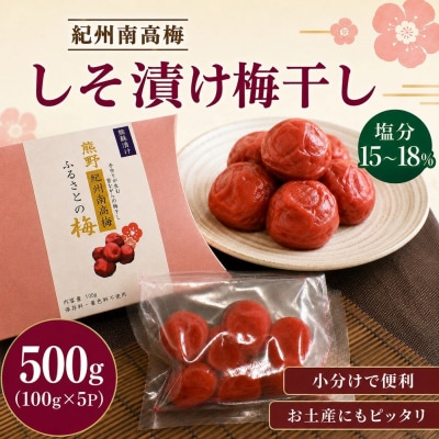 【小分け】梅干し100g×5p しそ漬け