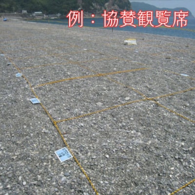 熊野大花火大会 ～2026～ 協賛観覧席(浜席:定員4名)