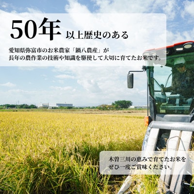 愛知県弥富市産のお米『あいちのかおり』(精米)10kg2袋