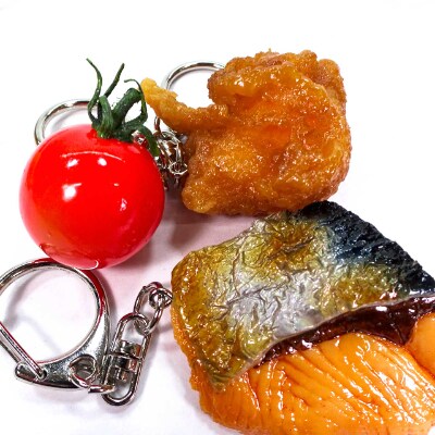 食品サンプルキーホルダー お弁当のおかず6個セット
