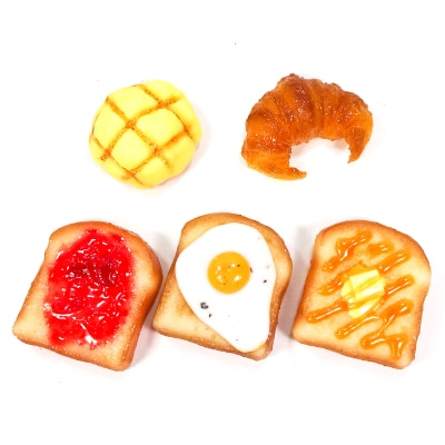 食品サンプルマグネット パン5個セット