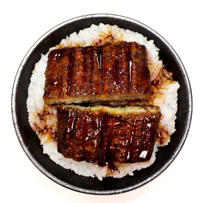 鰻ご飯の食品サンプル