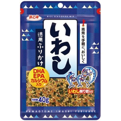 浜乙女 徳用ふりかけ いわし 40g (10個セット)