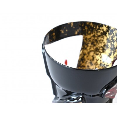 漆とガラス破片が融合した酒器【包-TsuTsuMu-】タンブラー / 緋入り