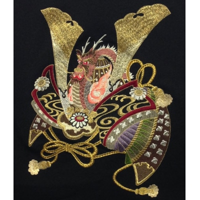 丹後駒糸刺繍　初節句タペストリー　名前・生年月日オーダー可能!　端午の節句　オリジナル刺しゅう