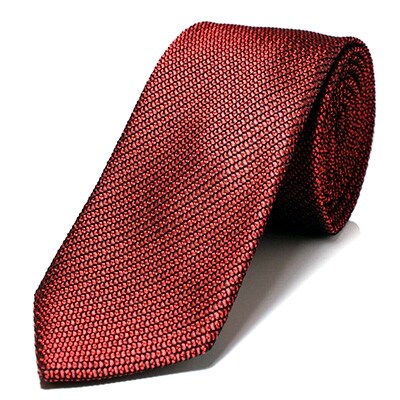 KUSKA Fresco Tie【レッド】世界でも稀な手織りネクタイ