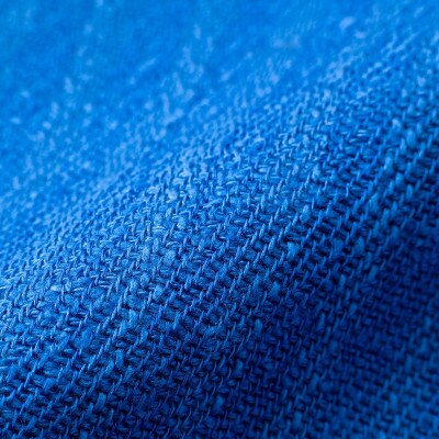 【手織りマフラー】丹後ブルー 手紡ぎシルク真綿 kuskafabric 丹後の絹織物【高島屋選定品】